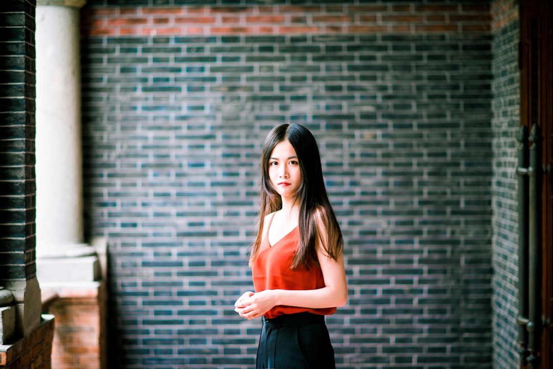 Photo red skirt