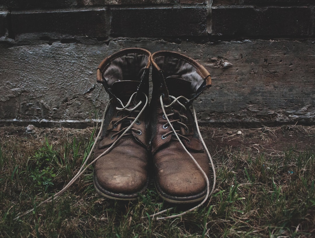 Photo wedge ankle boots
