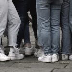 Photo bootcut pants