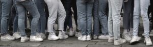 Photo bootcut pants